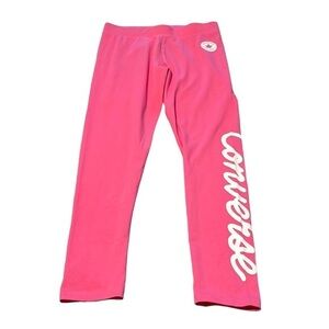 Converse Girl’s Chuck Taylor Pink Leggings Size XL 13-15